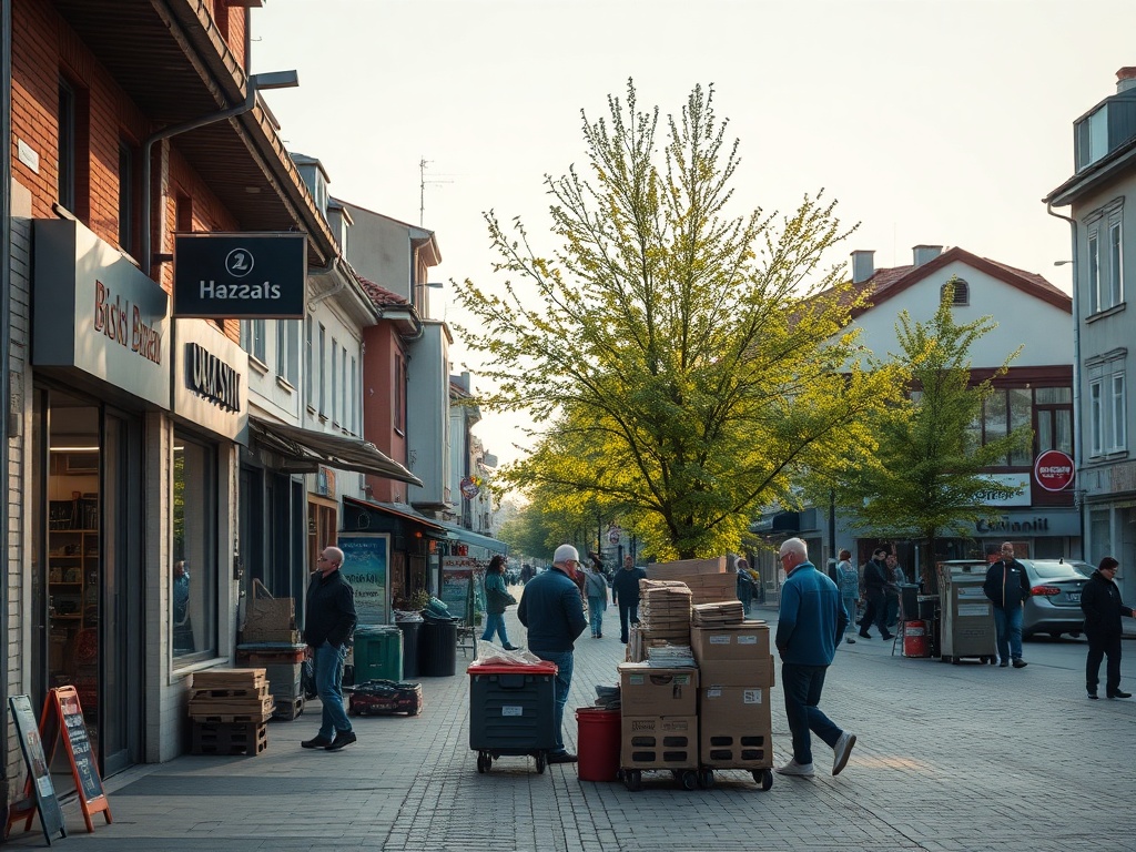Mapa Bielska-Białej z zaznaczonymi wskaźnikami gospodarczymi i demograficznymi z danych GUS